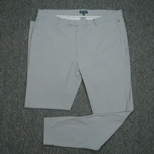 Peter Millar Pants Mens 40x32 Gray Crown Crafted Blade Performance Zip Pockets